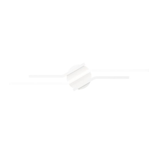 Eglo amandolo 1 plafoniera led 24w rgb 2700k 6500k 68,5cm con telecomando per cucina moderna bianca