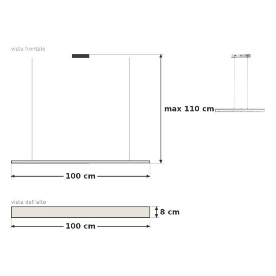 Eglo cardito 1 lampadario led 36w cct 2700k 5000k 100cm per sala da pranzo moderno con cristalli cromato
