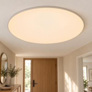 Plafoniera moderna led 50w 5000k 46cm rotonda per soggiorno