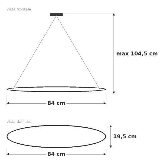 Eglo aguilares lampadario a sospensione 3 luci 84cm per cucina moderno nero
