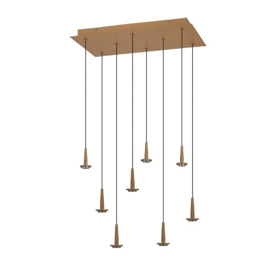 Lampadario per tavolo da pranzo moderno oro per salotto led 40w 3000k 50cm