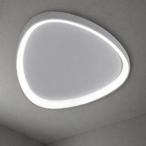 Plafoniera led 60w cct 3000k 4000k lifering vivida bianca design moderna
