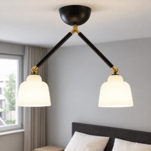 Miloox neoretro plafoniera da cucina luci orientabili