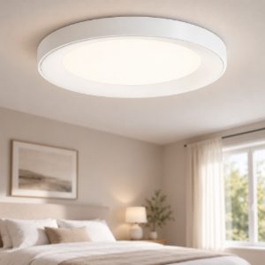 Planet pl d60 ideal lux plafoniera per camera da letto led 29w 3000k rotonda bianca