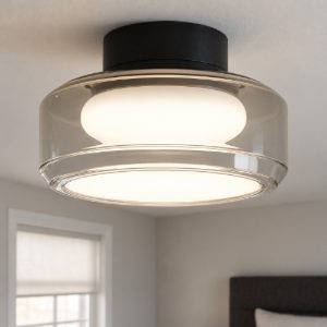 Topico pl d25 ideal lux plafoniera led 3000k con vetro fume