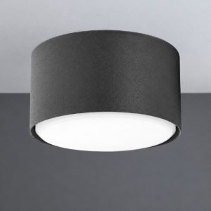 Mini plafoniera nera gx53