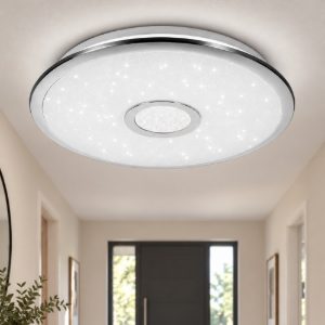 Plafoniera rotonda moderna led 30w cct 3000k 5500k con telecomando