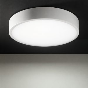 Plafoniera rotonda linea light box sr bianca led 48w 3000k