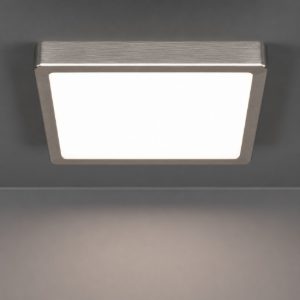 Eglo fueva 6 z plafoniera led 10.5w rgb 2700k 6500k dimmerabile con controllo smart nichel opaco