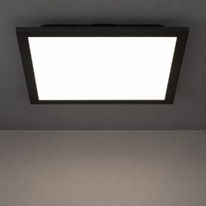 Eglo moradillo z plafoniera nera led 14w rgb 2700k 6500k dimmerabile con controllo smart