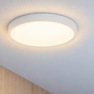 Plafoniera led 18w cct 3000k 6500k 22cm moderna rotonda bianca