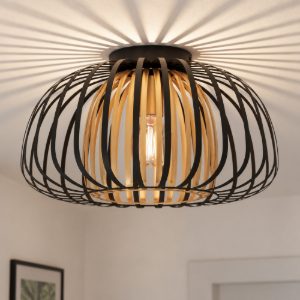 Encinitos eglo plafoniera moderna colore oro e nero design originale