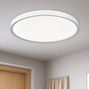 Gea luce slim plafoniera led 24w cct 3000k 4000k 6000k moderna rotonda bianca