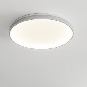 Gea luce krizia plafoniera led 38w 4000k moderna rotonda bianco satinato