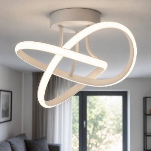 Plafoniera atomo led 15w 4000k per soggiorno