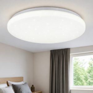 Plafoniera per camera da letto moderna cielo stellato led 18w cct da 3000k a 6000k rgb tonda