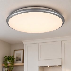 Plafoniera moderna tonda led 20,5w 3000k dimmerabile  35cm