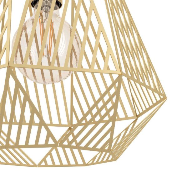 Eglo stype lampada a sospensione 33cm per ingresso moderna oro