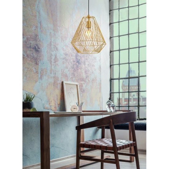 Eglo stype lampada a sospensione 33cm per ingresso moderna oro