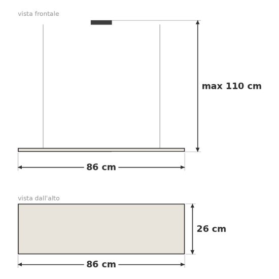 Eglo oldbury lampadario a sospensione 2 luci 86cm per sala da pranzo rustico nero e marrone