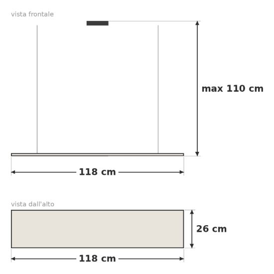 Eglo oldbury lampadario a sospensione 3 luci 118cm per cucina rustico nero e marrone
