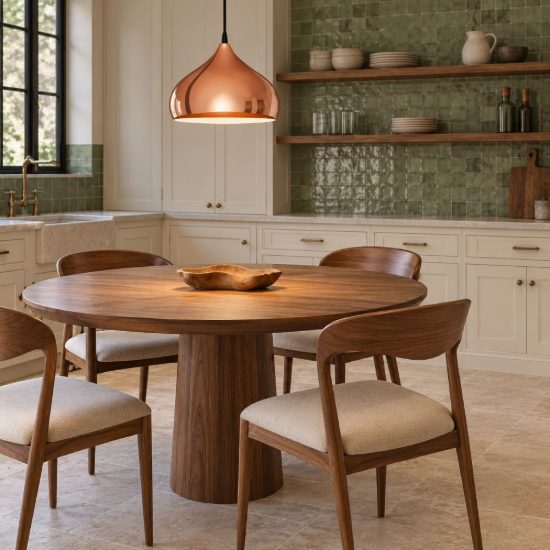 Eglo hapton lampadario a sospensione 29cm per cucina moderno rame e bianco