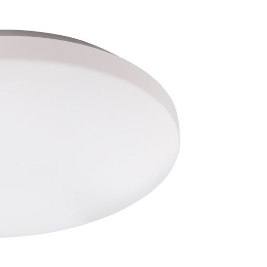 Plafoniera led 32w cct 3000k 5000k 38cm moderna tonda bianca