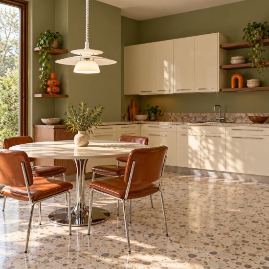 Eglo brenda lampadario a sospensione 43cm per cucina moderno bianco e cromo