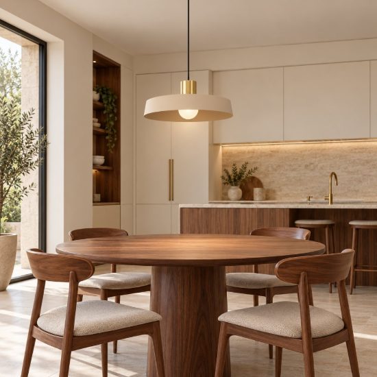 Eglo valdiola lampadario a sospensione 36cm per ingresso moderno sabbia e ottone spazzolato