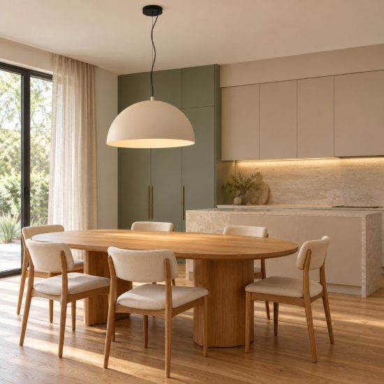 Eglo gaetano 1 lampadario a sospensione 53,5cm per cucina moderno nero e sabbia