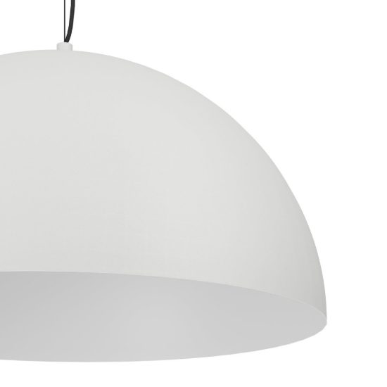 Eglo gaetano 1 lampadario a sospensione 53,5cm per cucina moderno nero e grigio