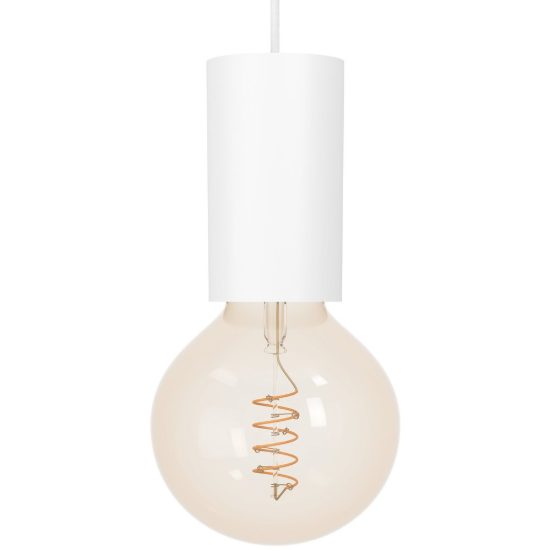 Eglo pozueta 1 lampada a sospensione 6,5cm per camera da letto moderna bianca