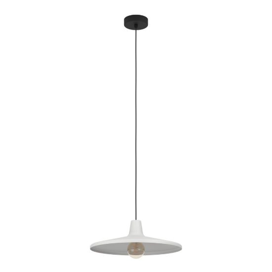 Eglo miniere lampadario a sospensione 42cm per sala da pranzo moderno nero e grigio