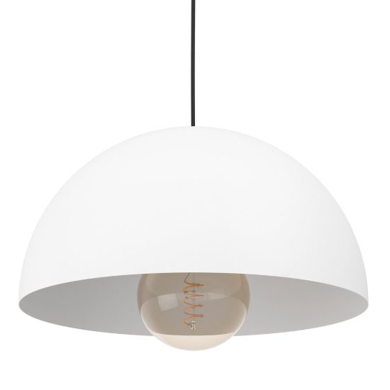Eglo gaetano lampadario a sospensione 38cm per cucina moderno bianco