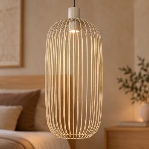 Eglo lodods lampada a sospensione 22cm per sala da pranzo moderna sabbia