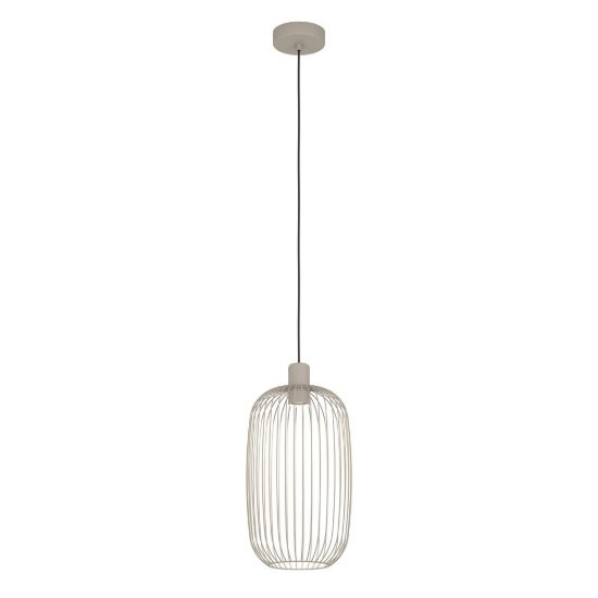 Eglo lodods lampada a sospensione 22cm per sala da pranzo moderna sabbia