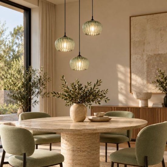 Eglo alamito lampadario led 12,9w cct 2700k 6500k 3 luci 42,5cm per cucina moderno nero