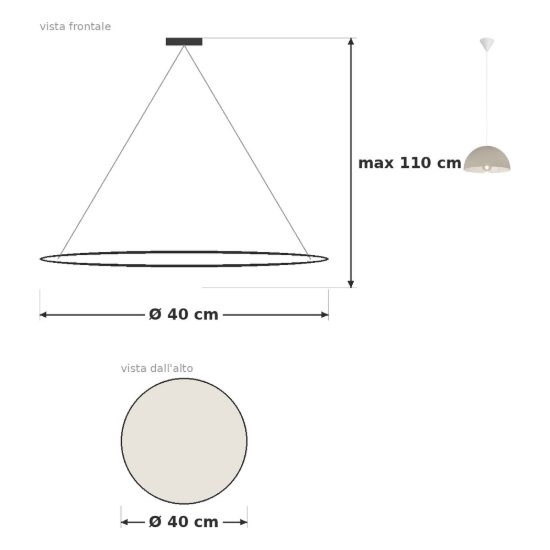 Eglo gaetano 2 lampadario a sospensione 40cm per cucina moderno sabbia e bianco