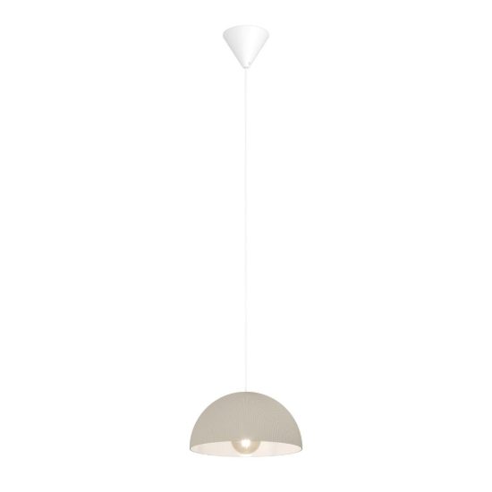 Eglo gaetano 2 lampadario a sospensione 30cm per cucina moderno sabbia e bianco