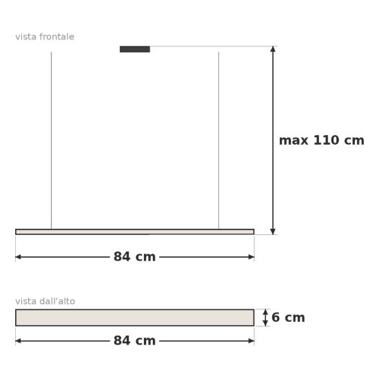 Eglo cortenova lampadario a sospensione 4 luci 84cm per sala da pranzo moderno nero