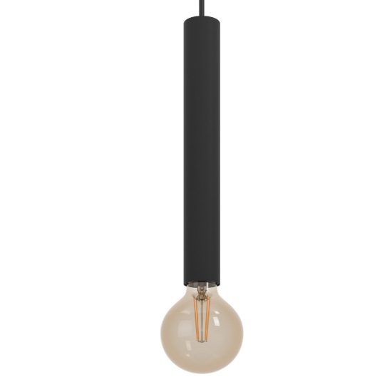 Eglo cortenova lampadario a sospensione 5 luci 35cm per sala da pranzo moderno nero