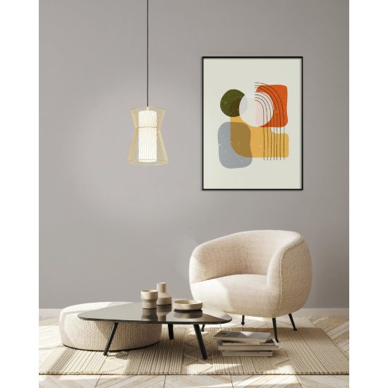 Eglo maseta lampada a sospensione 22,5cm per soggiorno moderna oro con vetro bianco