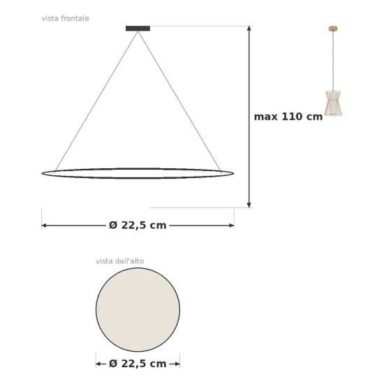 Eglo maseta lampada a sospensione 22,5cm per soggiorno moderna oro con vetro bianco