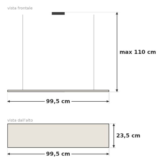 Eglo curasao lampadario a sospensione 3 luci 99,5cm per cucina moderno nero e oro