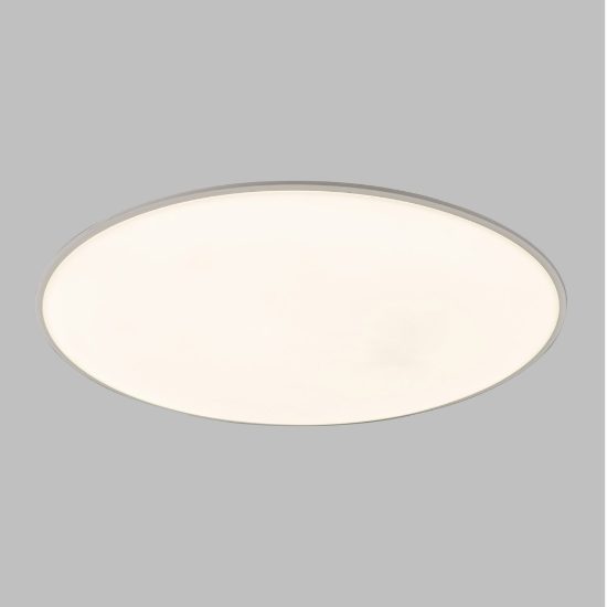 Plafoniera moderna tonda bianca led 50w 4000k per soggiorno
