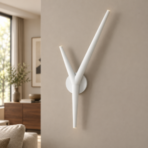 Applique da parete design moderno led 5.5w 3000k bianca