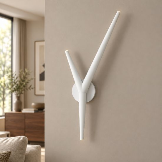 Applique da parete design moderno led 5.5w 3000k bianca
