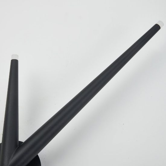 Applique da parete per sala da pranzo nera led 5.5w 3000k 23cm