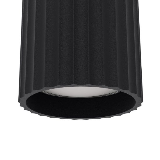 Eglo portillo applique per comodino camera da letto gu10 11cm moderna nera