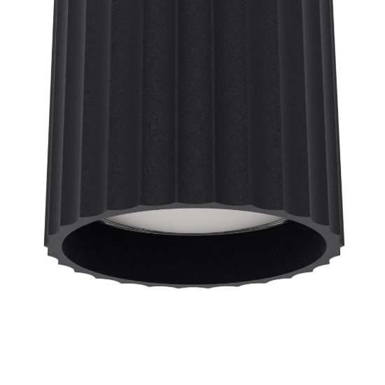 Eglo portillo applique 2 luci gu10 20cm per soggiorno moderna nera